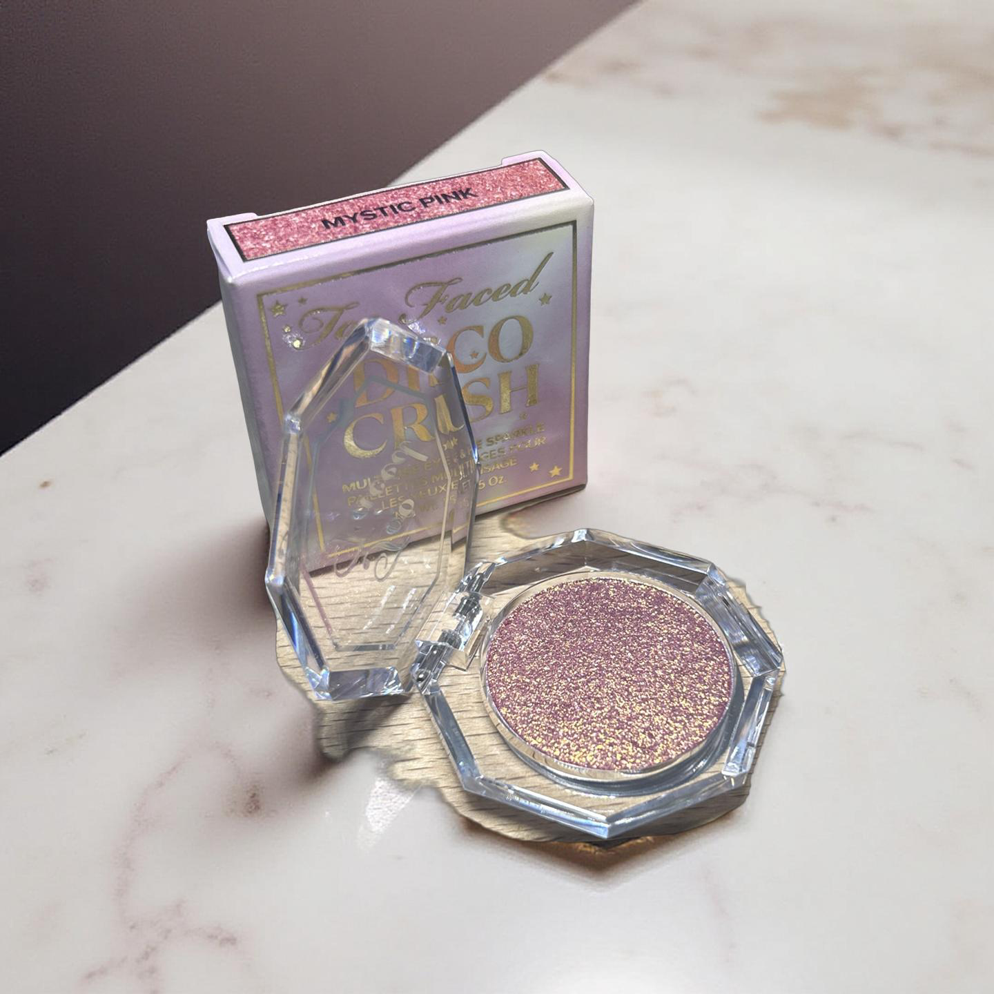 Too Faced Disco Crush Eye & Face Sparkle in Mystic Pink