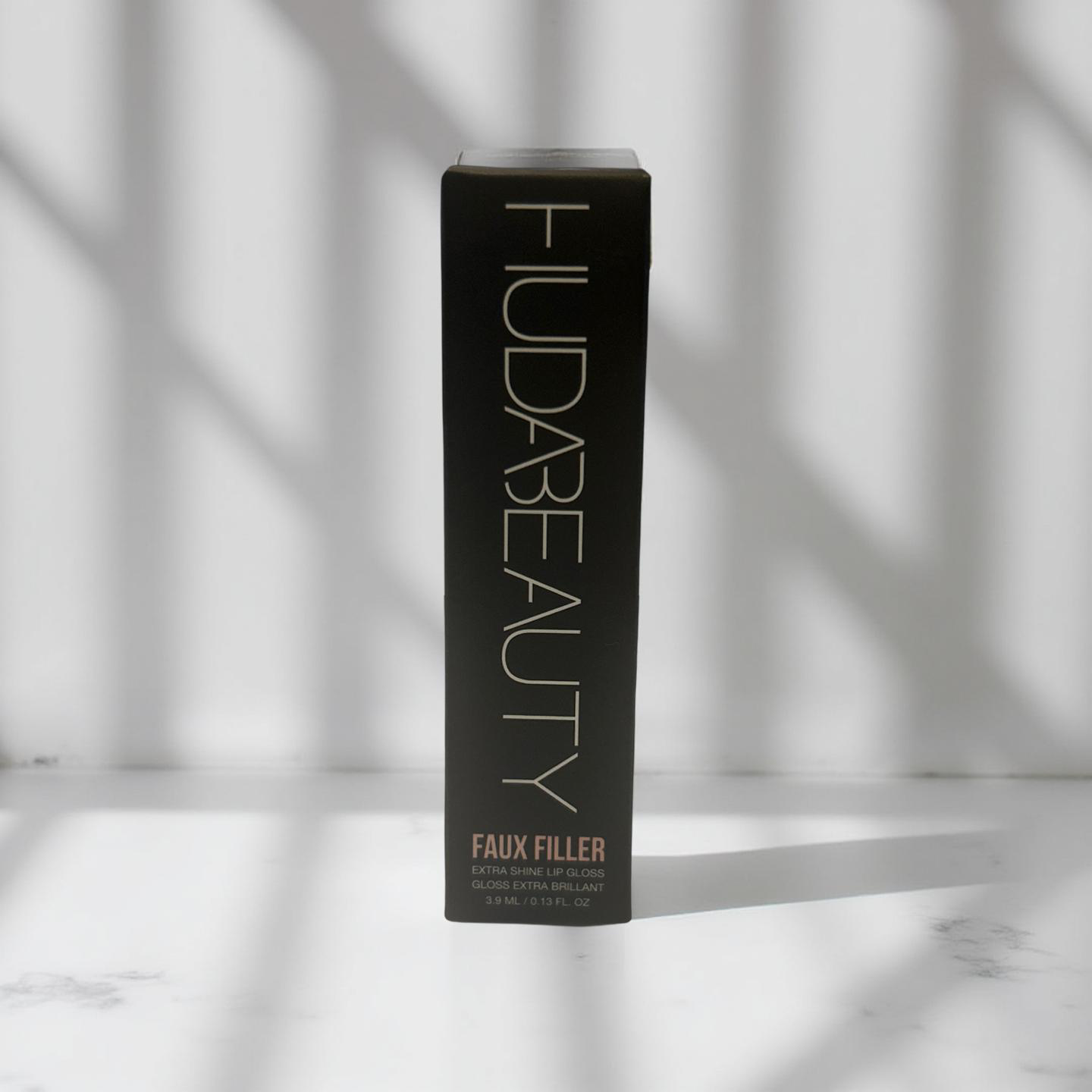 Huda Beauty Faux Filler Lip Gloss in Shade Honey