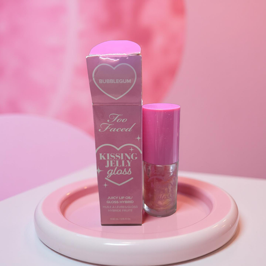 Too Faced Kissing Jelly Gloss Juicy Lip Oil in Bubblegum