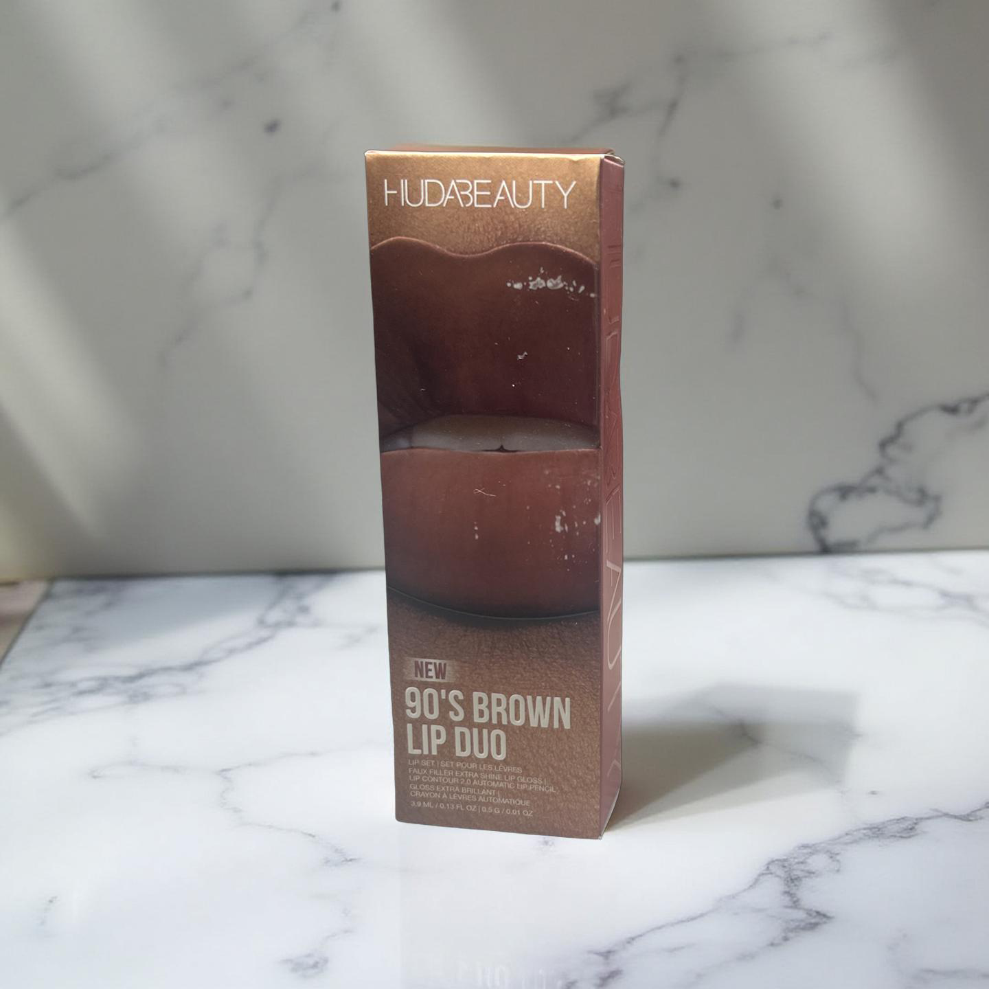 Huda Beauty 90s Brown Lip Duo