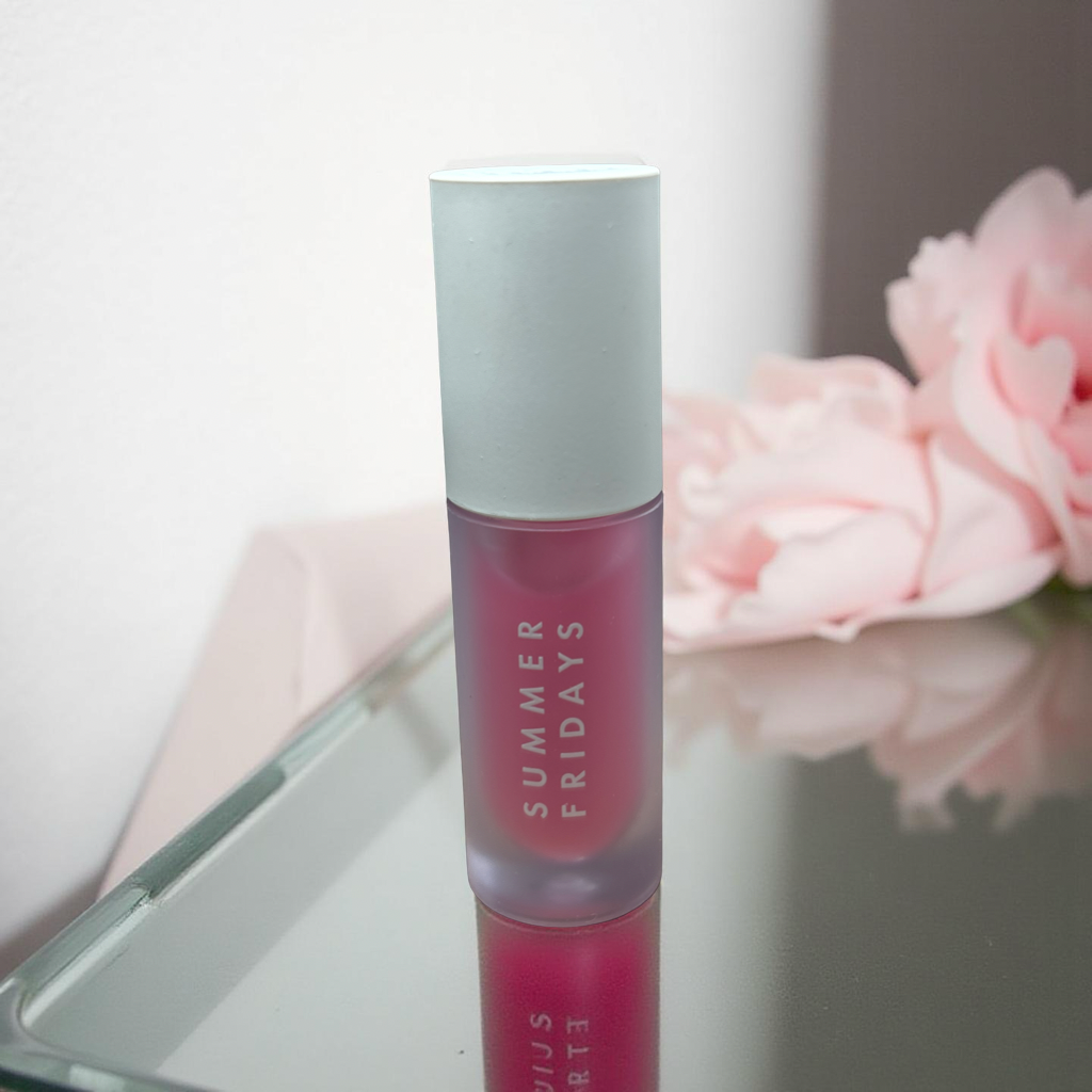 Summer Fridays Dream Lip Oil in Pink Cloud